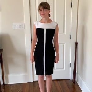 Ralph Lauren black and white dress